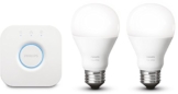 Philips Hue White LED Lampe 9,5 W, EEK A+, A60 E27 Starter Set inklusive Bridge, 2-er Set -