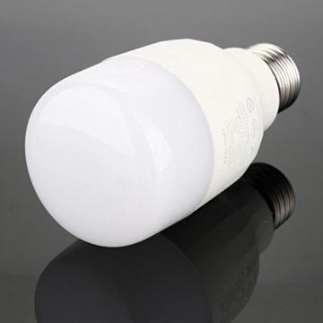 Ollivan®Original Xiaomi Yeelight Smart Nachttischlampe -LED Lampe Birne Lichtsteuerung - Leuchtdichte verstellen -mit WIFI und APP Ferndatenverarbeitung (weiß) - 